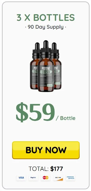 PotentStream-3-bottle - order-now-( Ninety Days Supply) - image